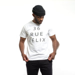 Charger l&#39;image dans la galerie, &quot;The&quot; T-shirt blanc 36 RUE FÉLIX - GENTLEMAN
