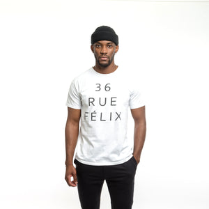 "The" T-shirt blanc 36 RUE FÉLIX - GENTLEMAN